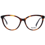 Max Mara Brown Women Glasses Frame, acetate full-rim cat eye design, 54mm lenses, stylish eyewear for women.