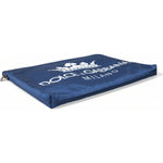 Dolce & Gabbana Blue DG Milano Print Nylon Pouch Clutch Men Bag