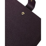Dolce & Gabbana Dark Brown Leather Logo Plaque Cover Sleeve Tablet Case