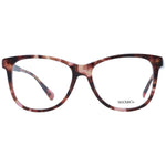 Max & Co Brown Women Glasses Frame with butterfly full-rim design, plastic material, size 54, and branded case included.