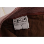 Ermanno Scervino Pink Velvet Cropped Casual Pants