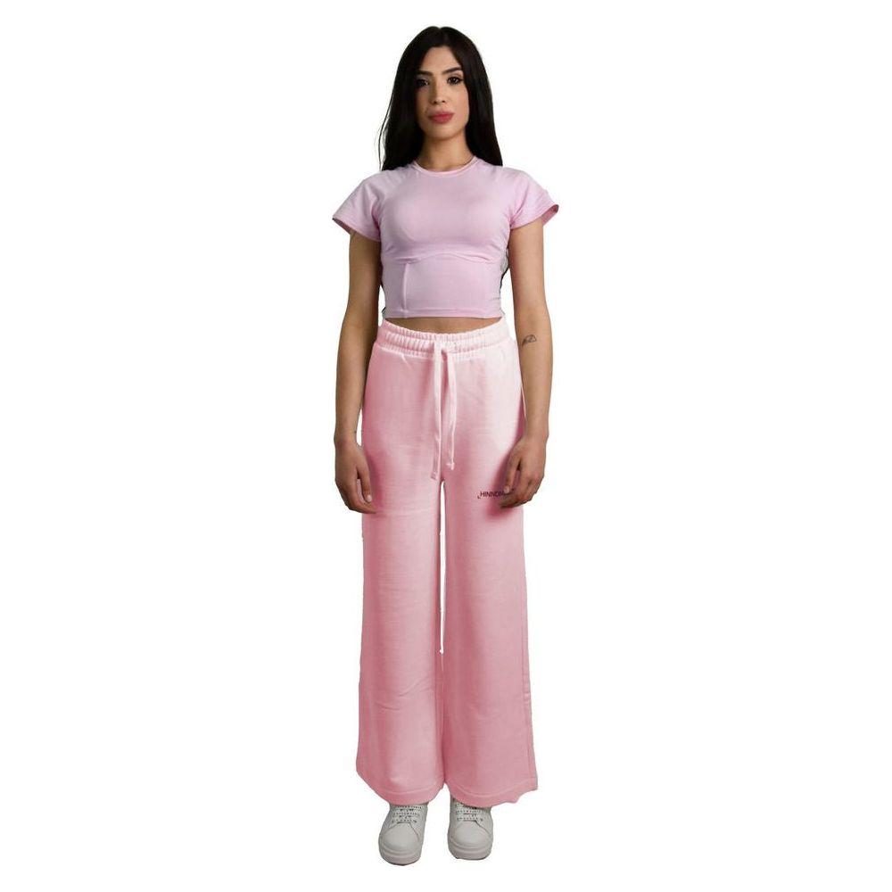 Hinnominate Pink Cotton Pant