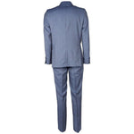 Made in Italy Blue Wool Men Suit