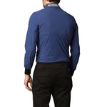 Refrigiwear Blue Polyamide Men Bomber Jacket