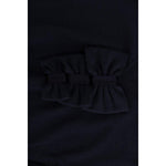 MARGHI LO' Blue Wool Long Sleeve Shift Dress