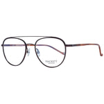 Hackett Brown Men Glasses Frame with stainless steel full-rim aviator style and demo lenses, brown color, includes branded case.