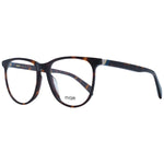 Maje Brown Women Glasses Frame, full-rim acetate, demo lenses, 53mm width, stylish round design, includes branded case.