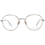 Sandro Gold Women Glasses Frame in stainless steel with full-rim round style, size 51-19-140, featuring demo lenses and branded case.