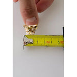 Dolce & Gabbana Gold Brass Resin Beige Dog Pet Accessory Ring FASHION ACCESSORIES
