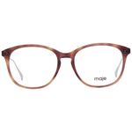 Maje Brown Women Glasses Frame full-rim acetate square design with demo lenses, includes branded case, size 51-16-140.