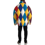 Dolce & Gabbana Multicolor Windbreaker Puffer Jacket Men