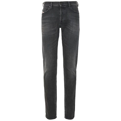 Diesel Black Cotton Men Jeans