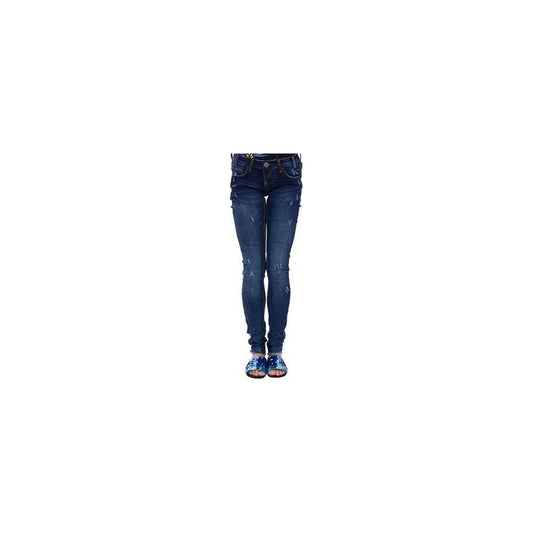 One Teaspoon Blue Cotton Jeans & Pant One Teaspoon Dark Slate Gray