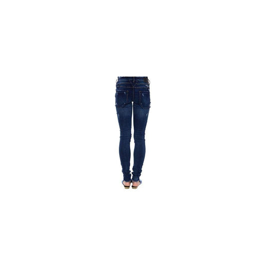 One Teaspoon Blue Cotton Jeans & Pant One Teaspoon Dark Slate Gray