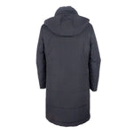 Made in Italy Black Wool Men's Raincoat LO-5077-IT50 | L