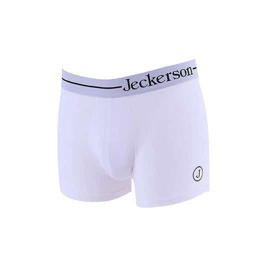 Jeckerson White Cotton Men's Boxer MAN UNDERWEAR