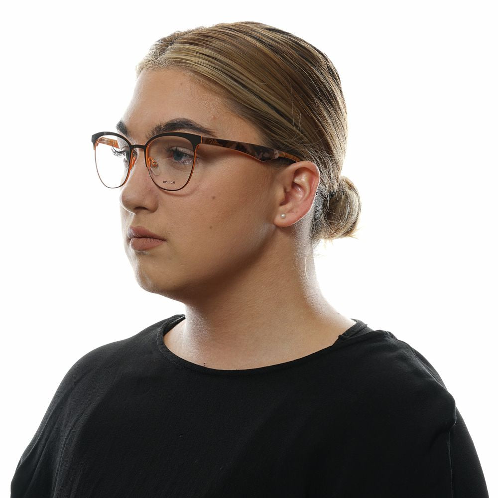Police Brown Plastic Glasses (Frames)