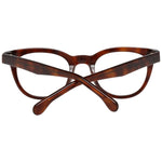 Lozza Brown Women Glasses Frame, full-rim plastic butterfly style with demo lenses, brown color, size 47-21-135, stylish eyewear.
