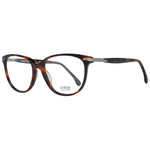 Lozza Brown Women Glasses Frame with full-rim plastic design, spring hinge, and branded case included, lens size 54-17-140.