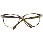 Lozza Brown Women Glasses Frame, full-rim style with plastic brown round frame, size 54-17-140, includes branded case.