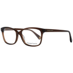 Christian Lacroix Brown Women Glasses Frame in plastic, trapezium style with full-rim and demo lenses, size 53-15-140.