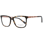 Ted Baker Brown Women Glasses Frame in full-rim plastic, square style with branded case, size 50-15-140. No extra lens effects.