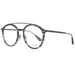 Police Gray Men Glasses Frame, full-rim, metal & plastic, aviator style with demo lenses. Frame width 141, temples length 140.