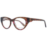 Marciano by Guess Brown Women Glasses Frame in cat eye style, full-rim plastic, with branded case included, size 49-18-140.
