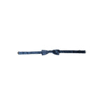 Dolce & Gabbana Blue Satin Silk Adjustable Neck Men Bow Tie