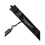Dolce & Gabbana Black Satin Silk Adjustable Neck Men Bow Tie