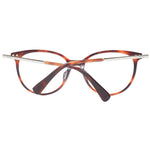 Max Mara Brown Women Glasses Frame with plastic full-rim design in brown, size 53-16-140, includes branded case.