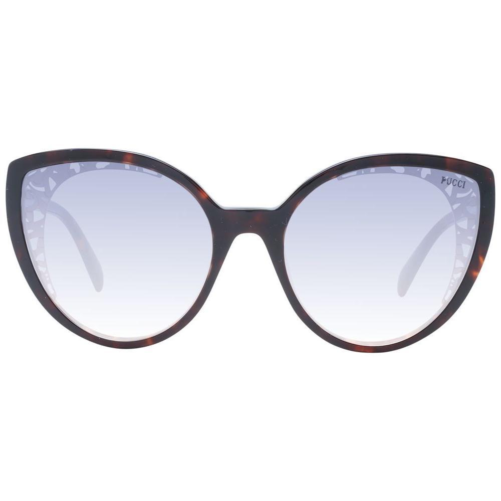 Emilio Pucci Brown Plastic Sunglasses
