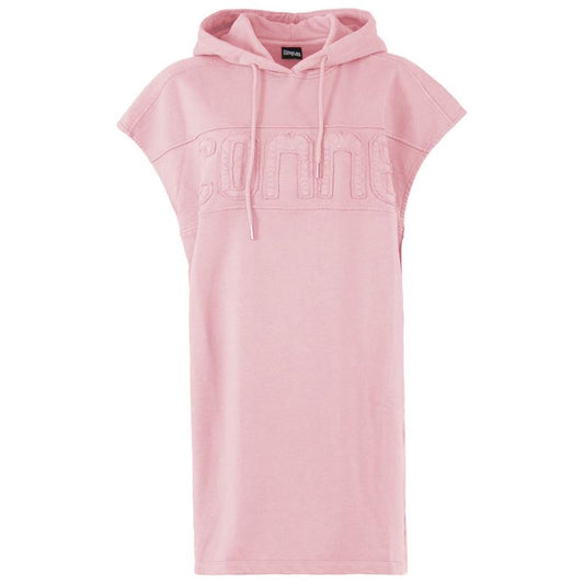Comme Des Fuckdown Pink Cotton Dress Comme Des Fuckdown Thistle