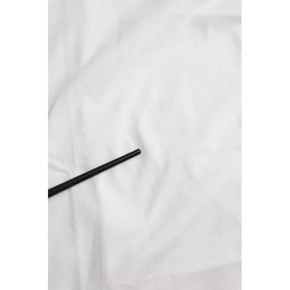 Balenciaga White Cotton Crew Neck Short Sleeves T-shirt