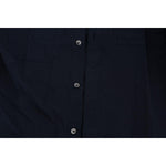 John Galliano Blue Casual Cotton Long Sleeve Shirt