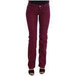 Costume National Red Wash Cotton Stretch Denim Jeans SIG30126-1