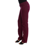 Costume National Red Wash Cotton Stretch Denim Jeans SIG30126-1