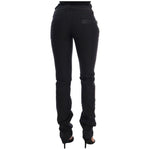 Costume National Blue Cotton Stretch Slim Fit Jeans