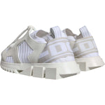 Dolce & Gabbana White Mesh Sorrento Trekking Sneakers Shoes LA12636-37