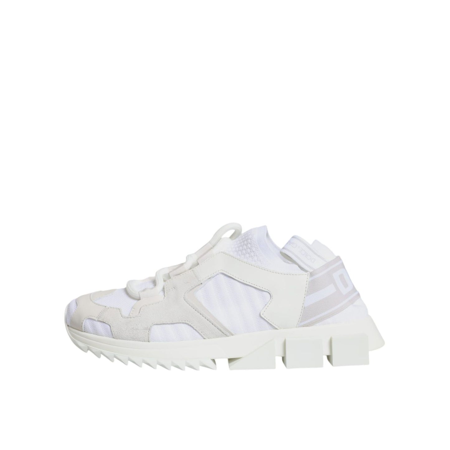 Dolce & Gabbana White Mesh Sorrento Trekking Sneakers Shoes