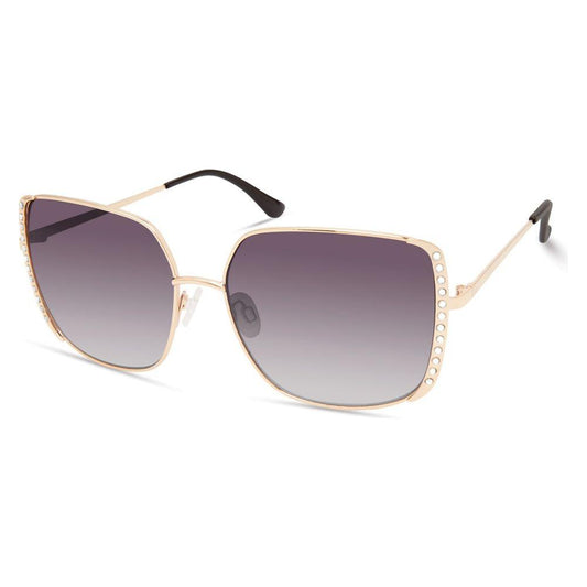 Guess Gray Metal Sunglasses Guess Rosy Brown