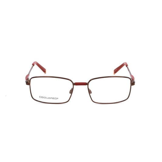 Dsquared² Brown Metal Frames DQ5025-045-51 with 51/17/140 mm measurements and a stylish design for men.