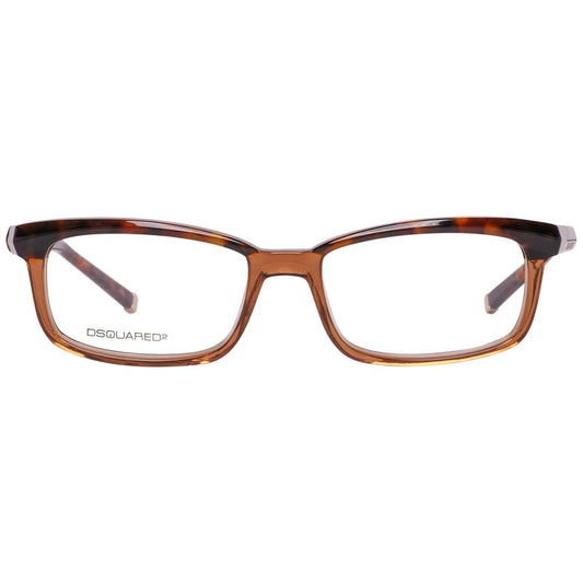 Dsquared² Brown Plastic Frames - Men's Glasses Model DQ5034-56B-53, Measurements 53/17/140 mm, Filter 3