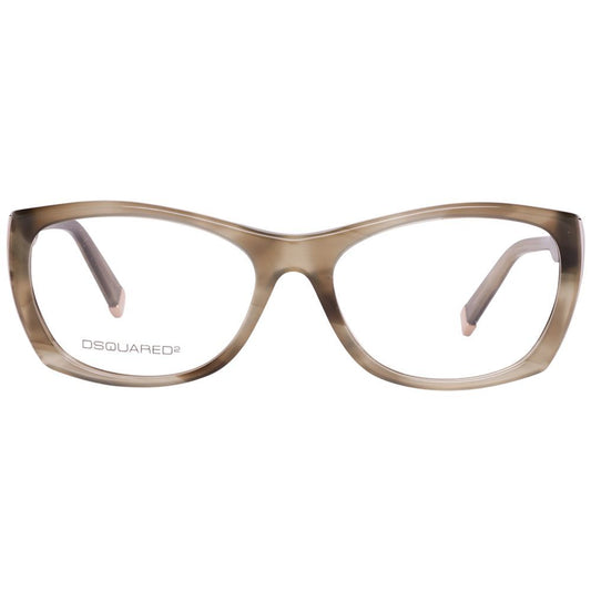 Dsquared² Brown Plastic Frames, model DQ5077-098, featuring dimensions 54/16/135 mm, stylish eyewear for men.