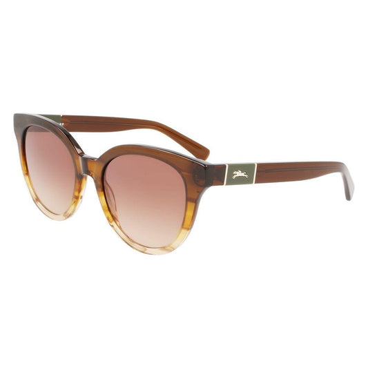 Longchamp Brown Acetate Sunglasses Longchamp Rosy Brown