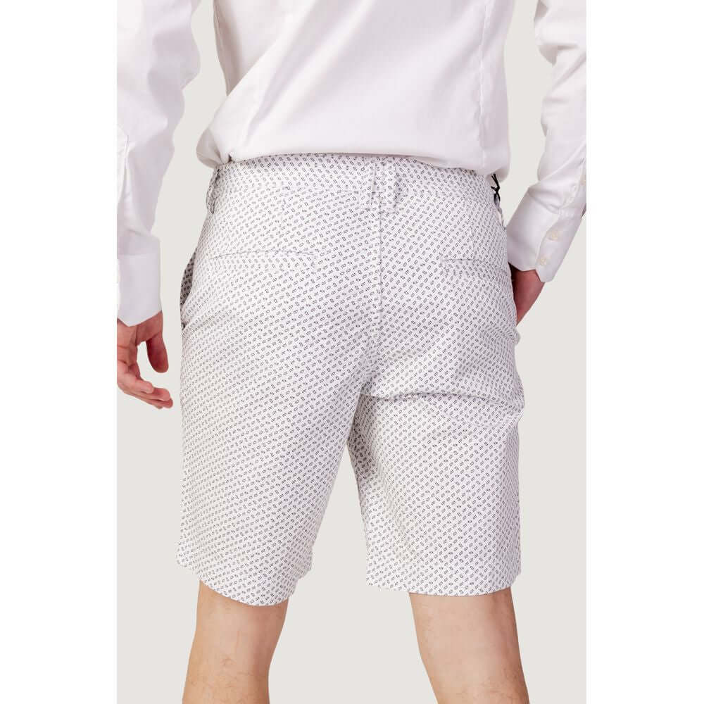 Armani Exchange White Cotton Bermuda AR-10995700008-W28