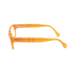 Ermenegildo Zegna Yellow Plastic Frames side view, unisex glasses model VZ350506DS, PLASTIC material, 52/17/135 mm measurements.