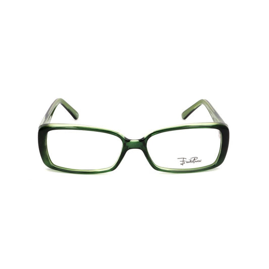 Emilio Pucci Green Plastic Frames, stylish rectangular glasses for women, size 53/15/130 mm.