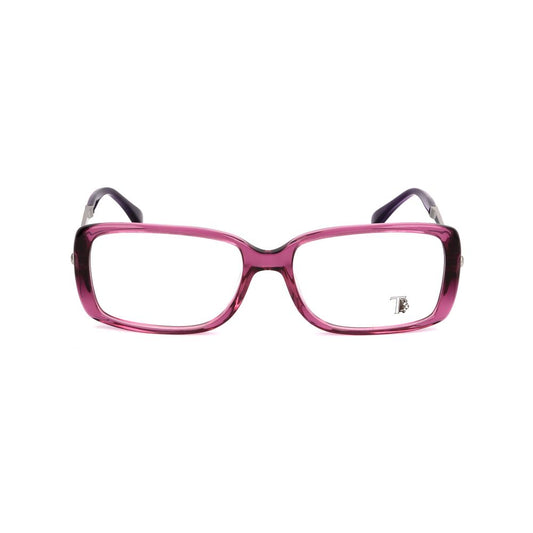 Tod's Purple Acetate Frames in bright violet, rectangle shape, model TO5043081, lens size 54mm, bridge 16mm, temple 135mm.