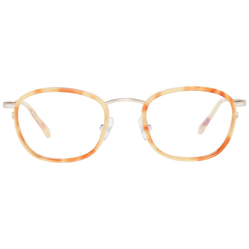 Hackett Brown Plastic Frames with 47/20/145 mm dimensions, clear lenses, and stylish bangle detail for men.